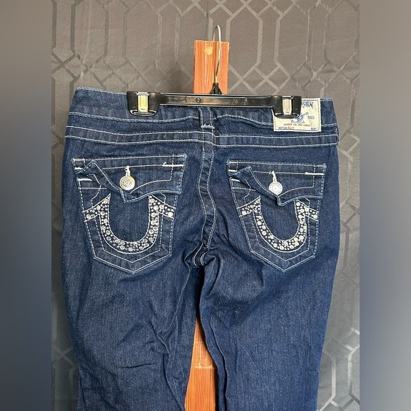 True Religion Dark Blue Jeans Size 27 - Picture 4 of 6